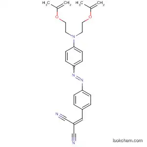Molecular Structure of 89904-55-2 (Propanedinitrile,
[[4-[[4-[bis[2-(2-propenyloxy)ethyl]amino]phenyl]azo]phenyl]methylene]-)
