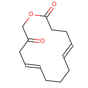 Molecular Structure of 89908-74-7 (Oxacyclotetradeca-5,10-diene-2,13-dione, (E,E)-)