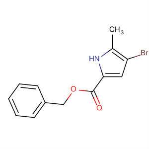 Molecular Structure of 89909-39-7 (1H-Pyrrole-2-carboxylic acid, 4-bromo-5-methyl-, phenylmethyl ester)