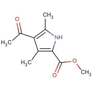 Molecular Structure of 89909-47-7 (1H-Pyrrole-2-carboxylic acid, 4-acetyl-3,5-dimethyl-, methyl ester)