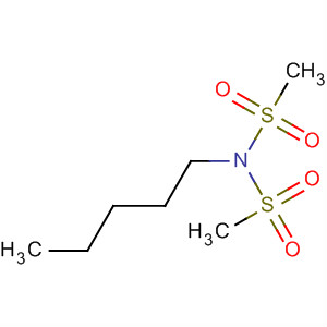 Molecular Structure of 89913-02-0 (Methanesulfonamide, N-(methylsulfonyl)-N-pentyl-)