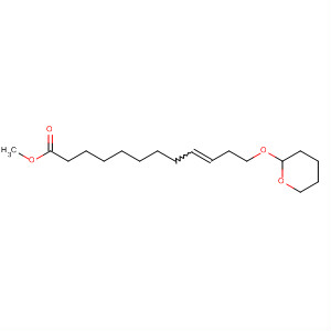 Molecular Structure of 89915-56-0 (9-Dodecenoic acid, 12-[(tetrahydro-2H-pyran-2-yl)oxy]-, methyl ester)