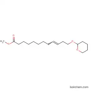 Molecular Structure of 89915-56-0 (9-Dodecenoic acid, 12-[(tetrahydro-2H-pyran-2-yl)oxy]-, methyl ester)