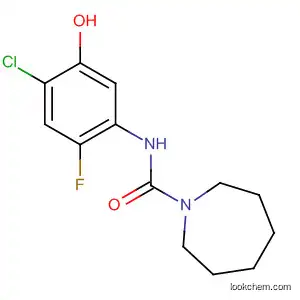 Molecular Structure of 89915-79-7 (1H-Azepine-1-carboxamide,
N-(4-chloro-2-fluoro-5-hydroxyphenyl)hexahydro-)
