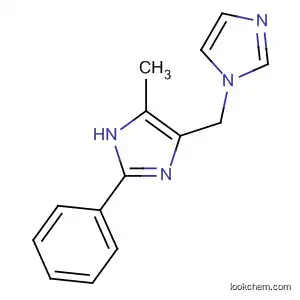 Molecular Structure of 89946-69-0 (1H-Imidazole, 4-(1H-imidazol-1-ylmethyl)-5-methyl-2-phenyl-)