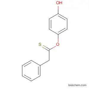 Molecular Structure of 89946-78-1 (Benzeneethanethioic acid, S-(4-hydroxyphenyl) ester)