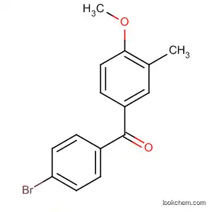 Molecular Structure of 89946-90-7 (Methanone, (4-bromophenyl)(4-methoxy-3-methylphenyl)-)