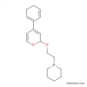 Molecular Structure of 89965-08-2 (Piperidine, 1-[2-[(3,4-dihydro-4-phenyl-2H-pyran-2-yl)oxy]ethyl]-)