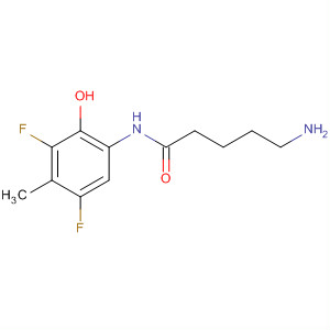 Molecular Structure of 89969-25-5 (Pentanamide, 5-amino-N-(3,5-difluoro-2-hydroxy-4-methylphenyl)-)