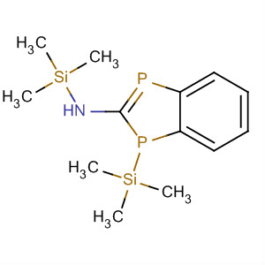 Molecular Structure of 89982-97-8 (1H-1,3-Benzodiphosphol-2-amine, N,1-bis(trimethylsilyl)-)