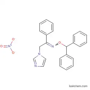 Molecular Structure of 89984-76-9 (Ethanone, 2-(1H-imidazol-1-yl)-1-phenyl-, O-(diphenylmethyl)oxime,
nitrate)