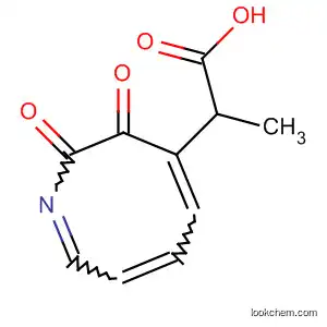 Molecular Structure of 89984-81-6 (1(2H)-Azocineacetic acid, hexahydro-a-methyl-2,3-dioxo-)