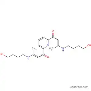 Molecular Structure of 89985-48-8 (2-Buten-1-one, 1,1'-(2,6-pyridinediyl)bis[3-[(4-hydroxybutyl)amino]-)