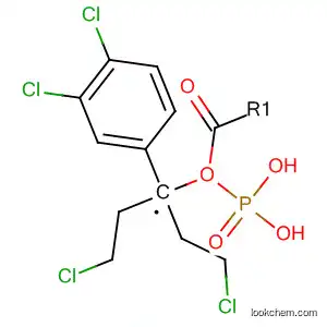 Molecular Structure of 89986-97-0 (Phosphonic acid, [(3,4-dichlorophenyl)methyl]-, bis(2-chloroethyl) ester)