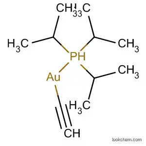 Molecular Structure of 89989-52-6 (Gold, ethynyl[tris(1-methylethyl)phosphine]-)
