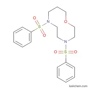 Molecular Structure of 89990-45-4 (2H-1,4,7-Oxadiazecine, octahydro-4,7-bis(phenylsulfonyl)-)