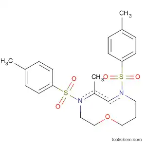 Molecular Structure of 89990-47-6 (2H-1,4,7-Oxadiazecine,
octahydro-5-methyl-4,7-bis[(4-methylphenyl)sulfonyl]-)