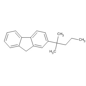 Molecular Structure of 89991-13-9 (9H-Fluorene, 2-(1,1-dimethylbutyl)-)
