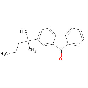 Molecular Structure of 89991-14-0 (9H-Fluoren-9-one, 2-(1,1-dimethylbutyl)-)