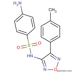 Molecular Structure of 89991-99-1 (Benzenesulfonamide,
4-amino-N-[4-(4-methylphenyl)-1,2,5-oxadiazol-3-yl]-)