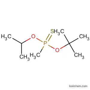 Molecular Structure of 89997-16-0 (Phosphonothioic acid, methyl-, O-(1,1-dimethylethyl) S-(1-methylethyl)
ester)