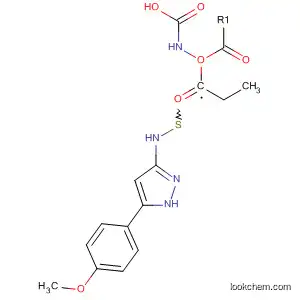 Molecular Structure of 90012-50-3 (Carbamic acid,
[[[5-(4-methoxyphenyl)-1H-pyrazol-3-yl]amino]thioxomethyl]-, ethyl ester)