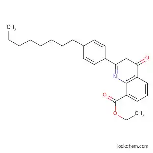 Molecular Structure of 90034-79-0 (8-Quinolinecarboxylic acid, 1,4-dihydro-2-(4-octylphenyl)-4-oxo-, ethyl
ester)