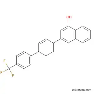 Molecular Structure of 90035-29-3 (1-Naphthalenol,
1,2,3,4-tetrahydro-3-[4'-(trifluoromethyl)[1,1'-biphenyl]-4-yl]-)