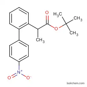 Molecular Structure of 90035-30-6 (Benzenepropanoic acid, a-(4-nitrophenyl)-, 1,1-dimethylethyl ester)