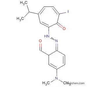 Molecular Structure of 90035-94-2 (Benzaldehyde, 4-(dimethylamino)-,
[6-iodo-3-(1-methylethyl)-7-oxo-1,3,5-cycloheptatrien-1-yl]hydrazone)