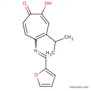 2,4,6-Cycloheptatrien-1-one,
5-[(2-furanylmethylene)amino]-2-hydroxy-4-(1-methylethyl)-