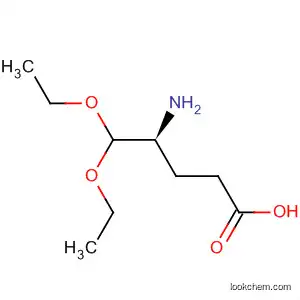 Molecular Structure of 90038-04-3 (Pentanoic acid, 4-amino-5,5-diethoxy-, (S)-)