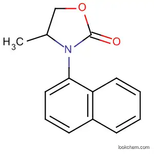 Molecular Structure of 90052-65-6 (2-Oxazolidinone, 4-methyl-3-(1-naphthalenyl)-)