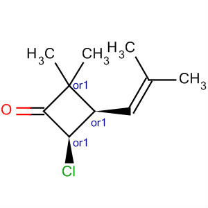 Cyclobutanone, 4-chloro-2,2-dimethyl-3-(2-methyl-1-propenyl)-, cis-
