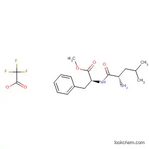 Molecular Structure of 90072-18-7 (L-Phenylalanine, N-L-leucyl-, methyl ester, mono(trifluoroacetate))