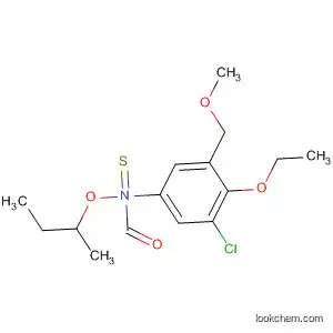 Molecular Structure of 90073-58-8 (Carbamothioic acid, [3-chloro-4-ethoxy-5-(methoxymethyl)phenyl]-,
S-(1-methylpropyl) ester)