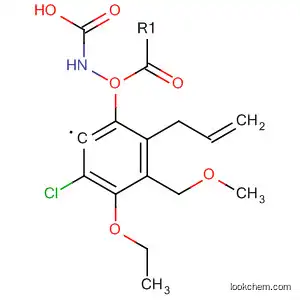 Molecular Structure of 90073-70-4 (Carbamic acid, [3-chloro-4-ethoxy-5-(methoxymethyl)phenyl]-,
2-propenyl ester)
