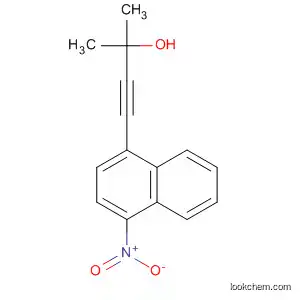 Molecular Structure of 90101-67-0 (3-Butyn-2-ol, 2-methyl-4-(4-nitro-1-naphthalenyl)-)
