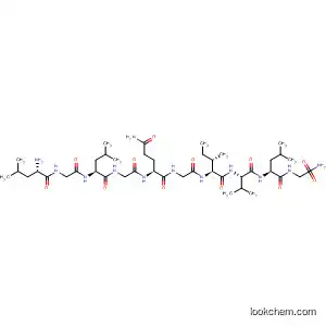Molecular Structure of 90102-95-7 (Glycinamide,
L-leucylglycyl-L-leucylglycyl-L-glutaminylglycyl-L-isoleucyl-L-valyl-L-leucyl-)