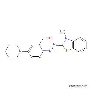 Molecular Structure of 90120-91-5 (Benzaldehyde, 4-(1-piperidinyl)-,
(3-methyl-2(3H)-benzothiazolylidene)hydrazone)