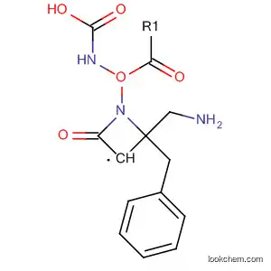 Carbamic acid, [2-(aminomethyl)-4-oxo-3-azetidinyl]-, phenylmethyl
ester, cis-