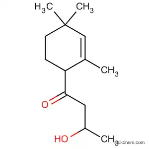 Molecular Structure of 90122-41-1 (1-Butanone, 3-hydroxy-1-(2,4,4-trimethyl-2-cyclohexen-1-yl)-)