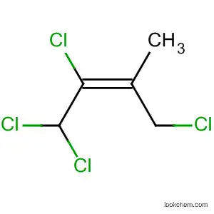Molecular Structure of 90138-21-9 (2-Butene, 1,1,2,4-tetrachloro-3-methyl-, (E)-)