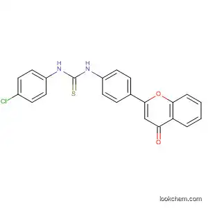 Molecular Structure of 90162-82-6 (Thiourea,
N-(4-chlorophenyl)-N'-[4-(4-oxo-4H-1-benzopyran-2-yl)phenyl]-)