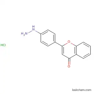 Molecular Structure of 90162-84-8 (4H-1-Benzopyran-4-one, 2-(4-hydrazinophenyl)-, monohydrochloride)