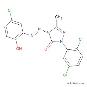 Molecular Structure of 90163-29-4 (3H-Pyrazol-3-one,
4-[(5-chloro-2-hydroxyphenyl)azo]-2-(2,5-dichlorophenyl)-2,4-dihydro-5-
methyl-)