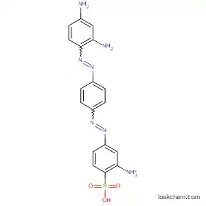 Molecular Structure of 90163-46-5 (Benzenesulfonic acid, 4-[[4-[(2,4-diaminophenyl)azo]phenyl]azo]-,
monoammonium salt)
