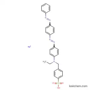 Molecular Structure of 90163-50-1 (Benzenesulfonic acid,
4-[[ethyl[4-[[4-(phenylazo)phenyl]azo]phenyl]amino]methyl]-,
monosodium salt)