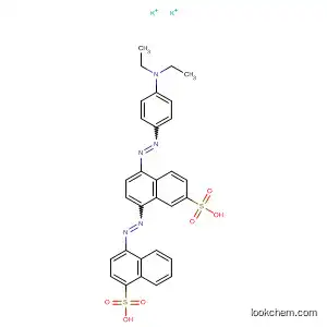 Molecular Structure of 90163-55-6 (1-Naphthalenesulfonic acid,
4-[[4-[[4-(diethylamino)phenyl]azo]-7-sulfo-1-naphthalenyl]azo]-,
dipotassium salt)