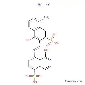 Molecular Structure of 90163-76-1 (1-Naphthalenesulfonic acid,
4-[(5-amino-1-hydroxy-3-sulfo-2-naphthalenyl)azo]-5-hydroxy-, disodium
salt)